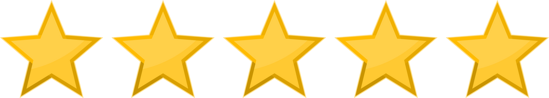 Five Stars Rating Icon